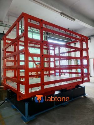 2-5Hz 주파수 및 30도 불균형 진동 모드를 갖춘 진동 시험용 기계식 셰이커 테이블